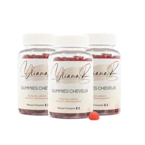 Gummies pour cheveux & ongles cure de 3 mois