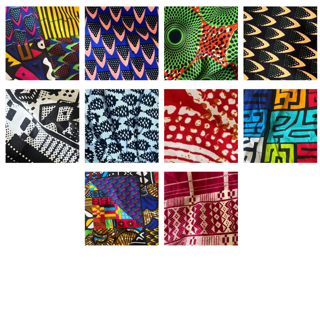 Bonnet en wax - Enfant – Image 2